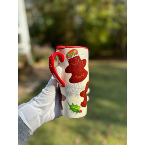Lenox Home For the Holidays Gingerbread Heat Changing Travel Mug Christmas 20 Oz - Picture 1 of 13